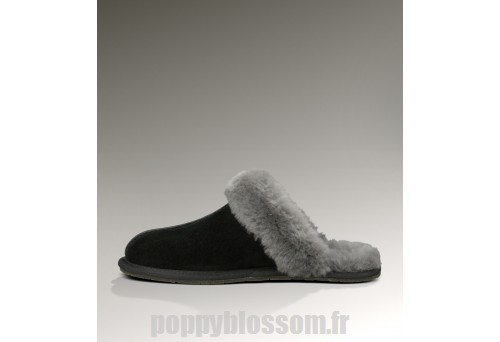 Raffinement Ugg-353 Scuffette II Noir chaussons